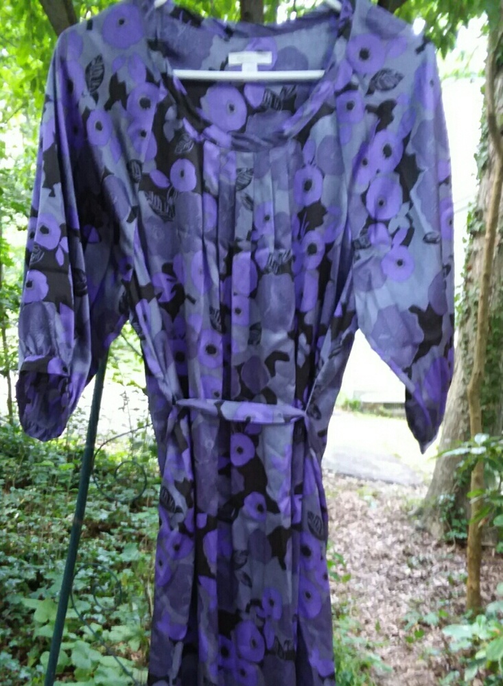 Garnet Hill 100% Silk Dress sz 2